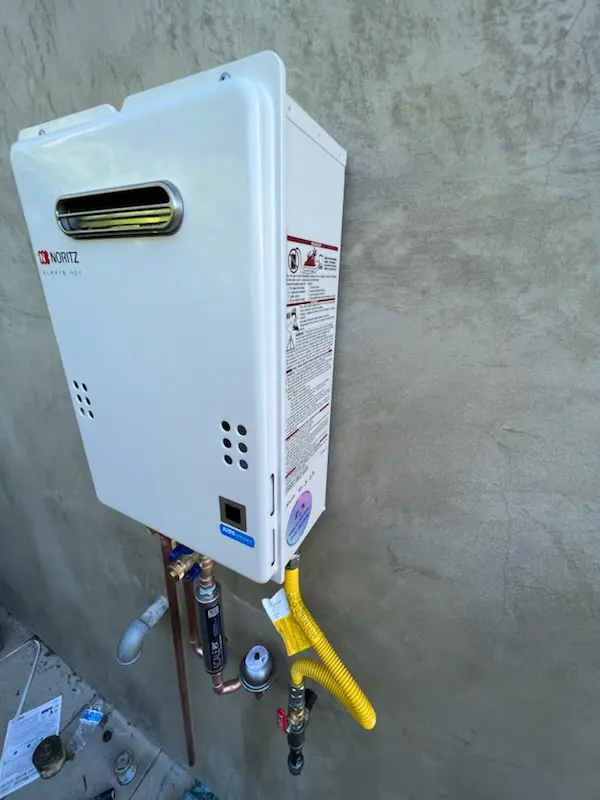 Tankless water heater installation for Naisbitt Acres homes