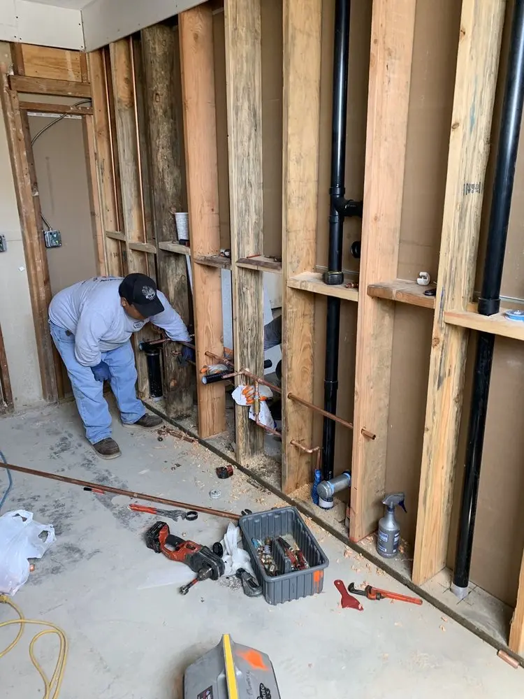 Commercial rough-in plumbing for Gas Line Repair in Naisbitt Acres